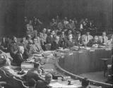 فارس الخوري عام 1947 في هيئة الأمم المتحدة وكان حينها رئيساً لمجلس الأمن