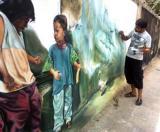 الرسم الثلاثي الأبعاد على الجدران تجربة الفنان أحمد جرعتلي