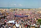 مسيرة حاشدة في طرطوس: تمسك بنهج الاصلاح ورفض التدخل بشؤون سورية 
