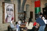 من أجواء افتتاح معرض سورية الأمس اليوم وغداً في غاليري الآرت هاوس