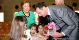 الرئيس الأسد يقيم مأدبة غداء تكريماً لأبناء الشهداء في عيد الشهداء