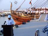 من مراسم وداع السفينة فينيقيا في شهر آب 2008