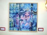 زيت على قماش: من أعمال التشكيلية أسماء فيومي في معرض فنانات من العالم