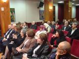 جانب من الحضور في ندوة بدوي الجبل في ثقافي أبو رمانة