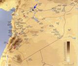 موقع تل برسيب على خريطة سورية