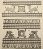 نماذج الرسومات الجدارية المكتشفة ضمن القصر الآشوري في تل برسيب