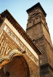 المئذنة السلجوقية الشهيرة في جامع حلب الكبير 