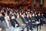 وزير الثقافة عصام خليل خلال لقائه العاملين في الحقل الثقافي بحمص