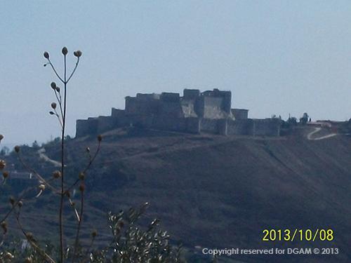لقطات حديثة لقلعة الحصن في حمص لتوثيق مستجدات حال القلعة