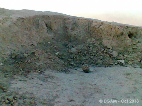 الأضرار في بعض المواقع والتلال الأثرية «محافظة دير الزور»