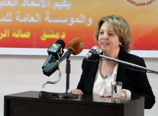 الدكتورة لبانة مشوّح وزيرة الثقافة