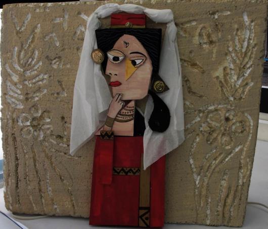 من أعمال معرض سورية وطني لطلبة كلية الفنون الجميلة بدمشق