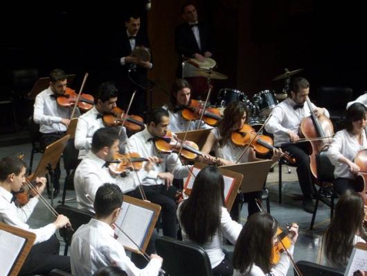 من أجواء حفل اوركسترا الموسيقى العربية في دار الأسد للثقافة والفنون