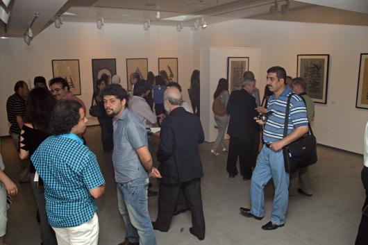 أجواء غاليري رفيا في افتتاح معرض إبداعات خطية