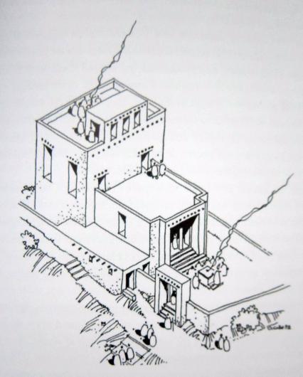 إعادة تخيل لمعبد بعل في أوغاريت