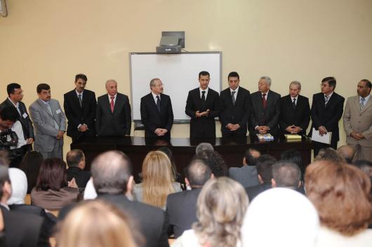 السيد الرئيس بشار الأسد يفتتح المركز الوطني للمتميزين في حمص