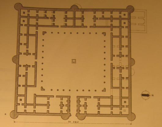 مخطط قصر الحير الغربي