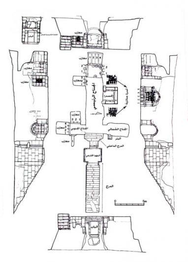المدافن الكهفية في تدمر: مخطط مدفن تيبول الأرضي