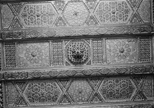 زخارف سقف منزل دمشقي