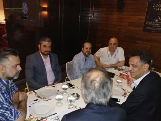 أعضاء مجلس الشعب نبيل صالح وعارف الطويل بين الحضور