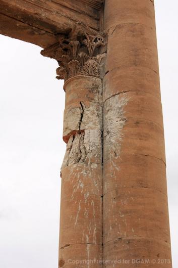الأضرار التي تعرّض لها معبد بل في تدمر