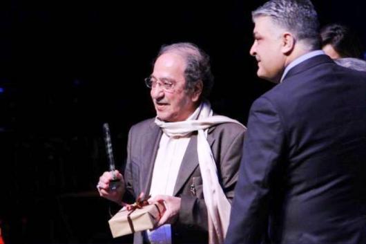 الفنان الكبير دريد لحام مكرماً في احتفالية شام إف إم بدار الأسد في دمشق