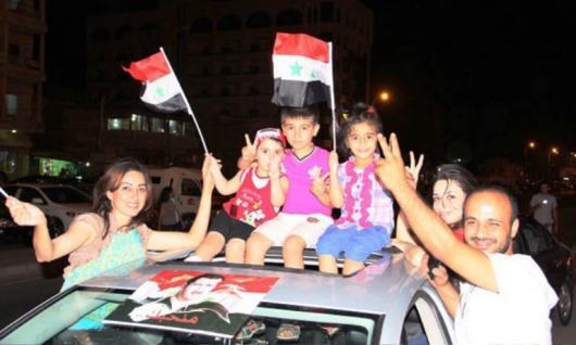 حشود جماهيرية في مختلف المحافظات احتفاء بفوز الدكتور بشار الأسد بمنصب رئاسة الجمهورية