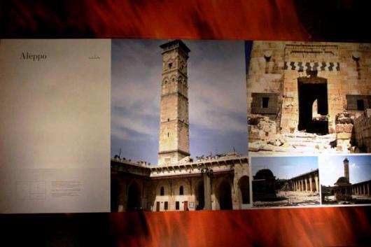 مشاهد من معرض «سورية الألق والمأساة» في روما